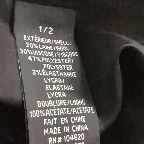 Vintage brown wool blend a line midi skirt size xs/s - Picture 2 of 8